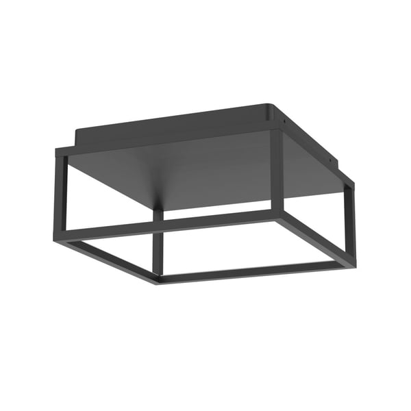 Plaza Black Flush Mount by Kuzco