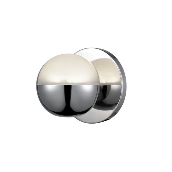 Pluto Chrome Sconce by Kuzco