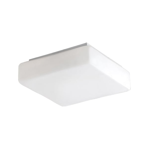 Quadra White Metal Flush Mount by Kuzco