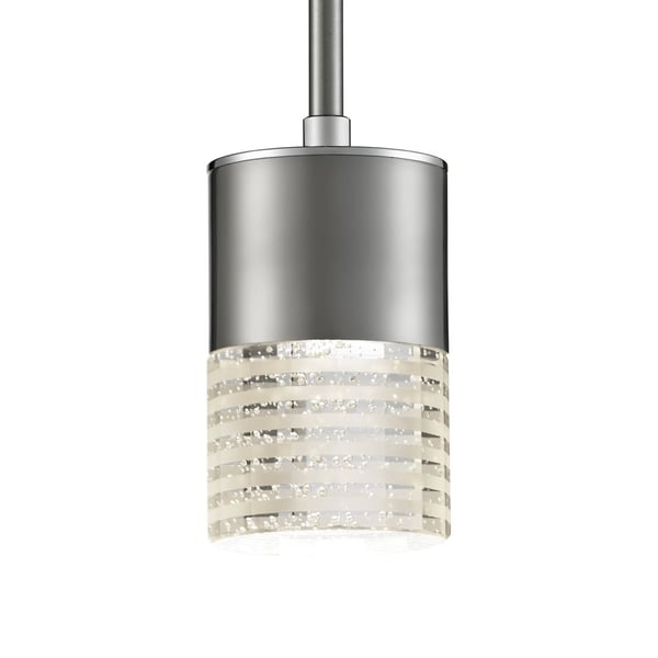 Roku Brushed Nickel Pendant by Kuzco