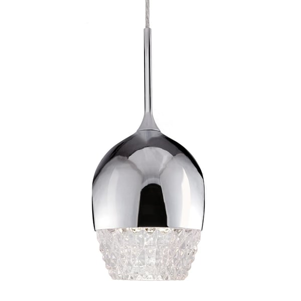 Roma Chrome Pendant by Kuzco
