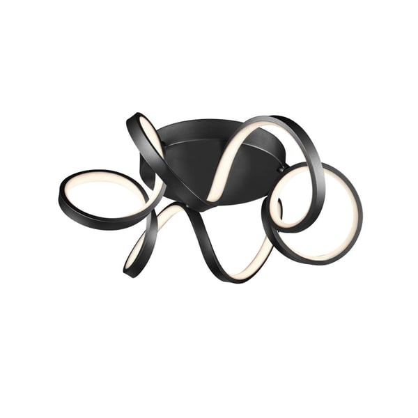 Synergy Black Flush Mount by Kuzco