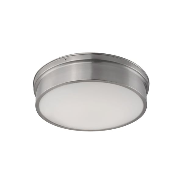 Tristan Brushed Nickel Flush Mount by Kuzco