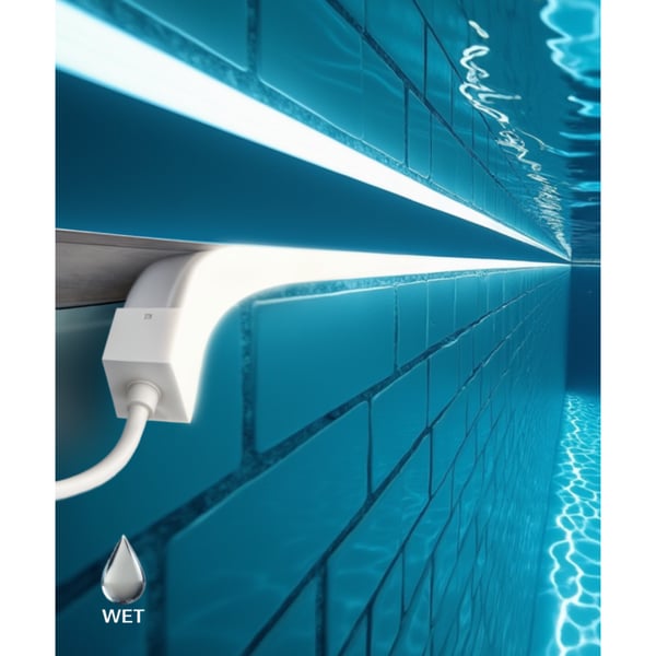 Slim Outdoor Underwater Flexible Linear LED Strip Light