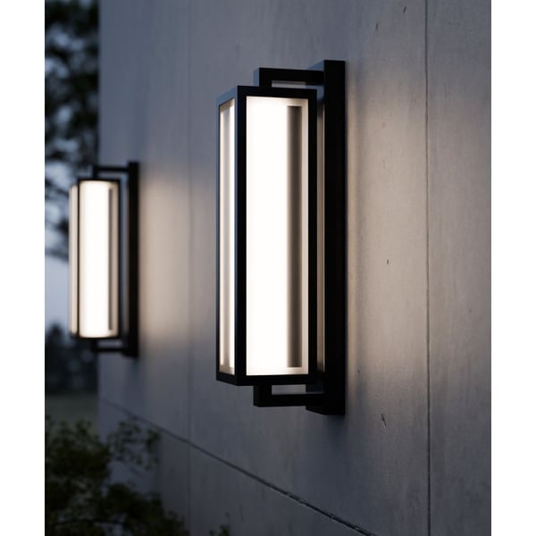 Rectangular Outdoor LED Wall Sconce