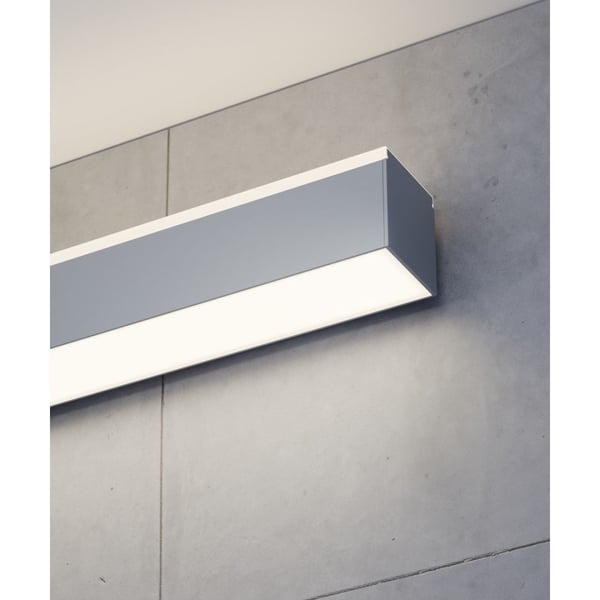 Wet-Location Linear Direct and Indirect LED Wall Light