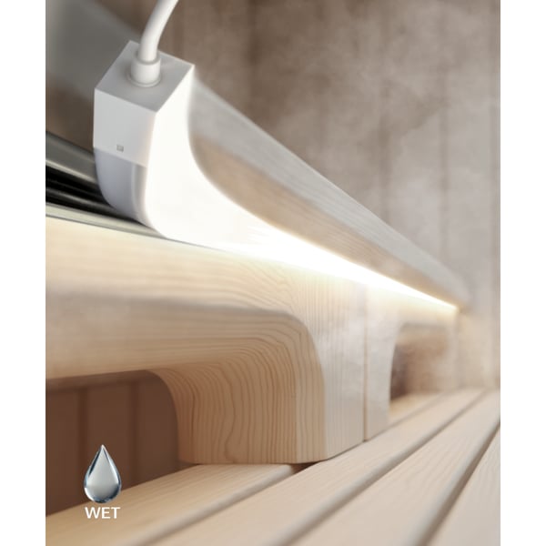Steam-Rated Flexible Strip Cove LED Sauna Light