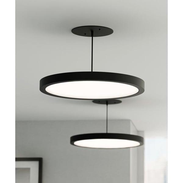 12-Inch Architectural LED Disk Pendant Light