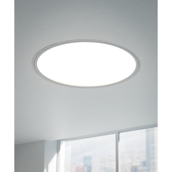 Large Round-Panel LED Recessed Light