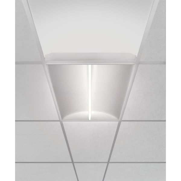 Wattage-Selectable Indirect Downlight LED Troffer