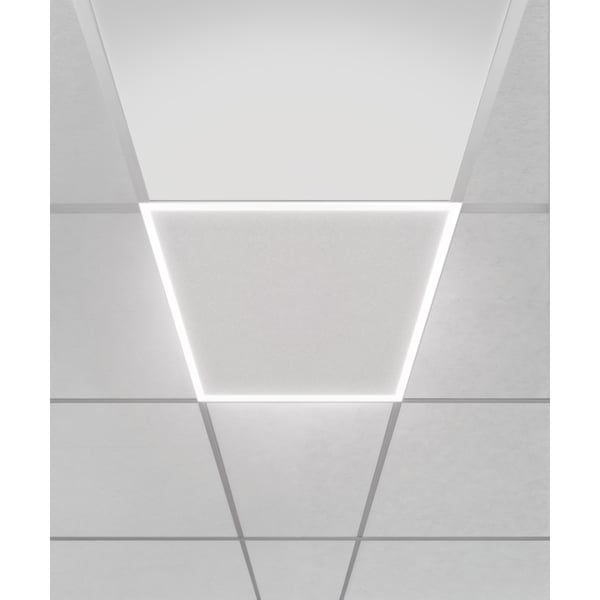 Wattage and Color Temperature Switch Acoustical Tile Edge-Lit Panel Light
