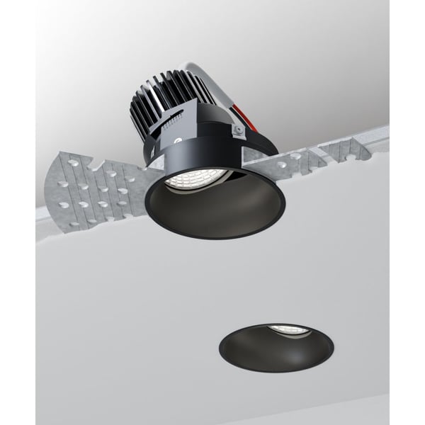 4-Inch Trimless Round Recessed Adjustable Slot LED Light