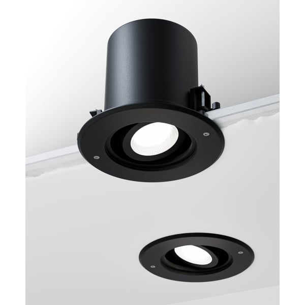 4-Inch Round Vandal-Resistant Exterior Adjustable LED Can Light