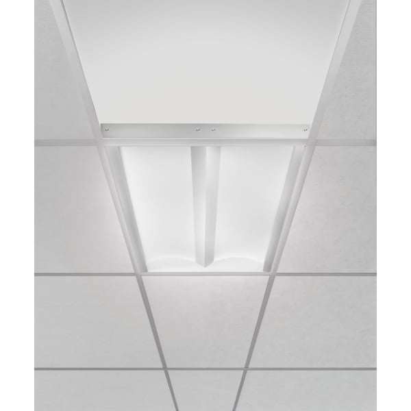 Contemporary Recessed Volumetric LED Troffer Light