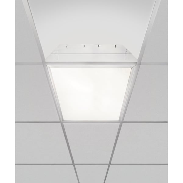 Recessed Prismatic Lens LED Troffer Light