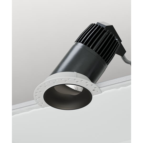 2.5-Inch Trimless Recessed 40º Tilt Adjustable LED Light