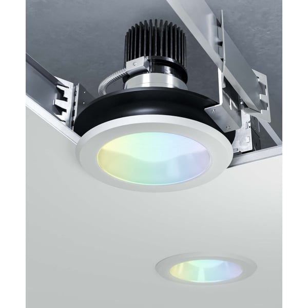 6-inch DMX/RDM RGBW Color-Changing LED Recessed Downlight
