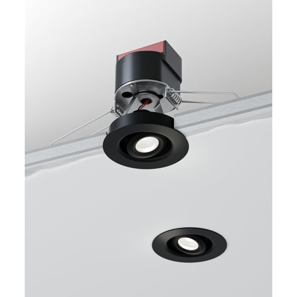 1-Inch Recessed Mini Round Adjustable Outdoor LED Light