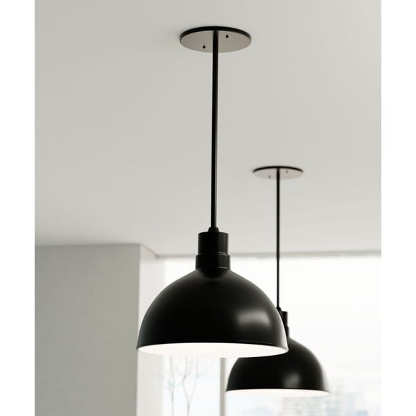 16-Inch Low Bay RLM Industrial LED Dome Pendant Light