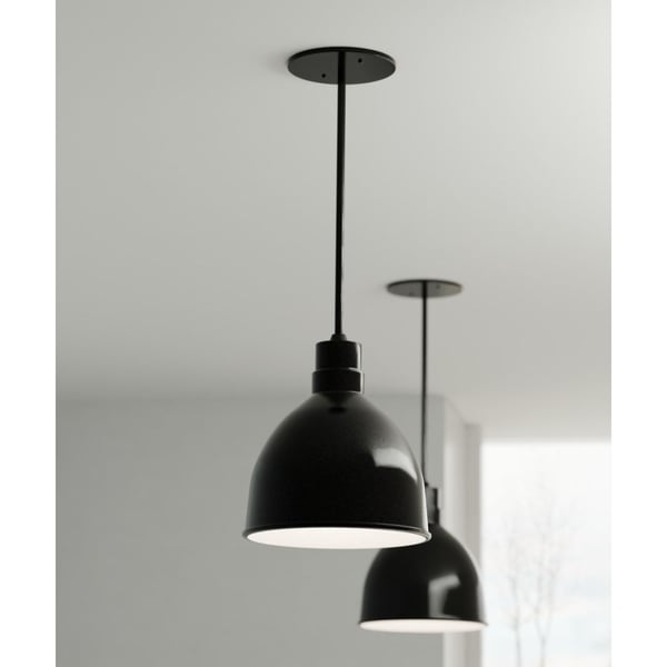 8-Inch Low Bay RLM Industrial LED Dome Pendant Light