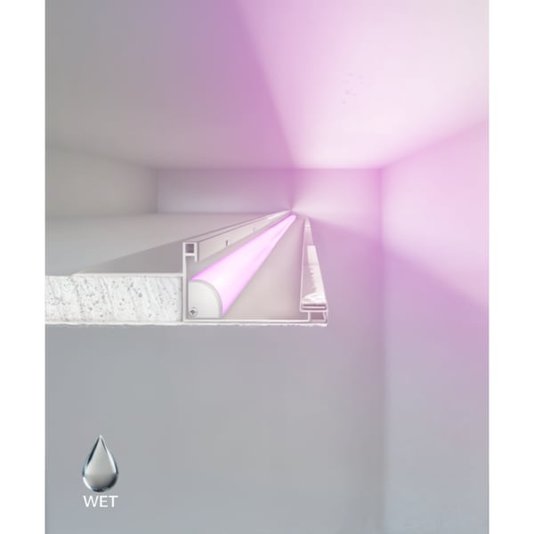 0.8-Inch Slim RGBW Color-Changing Cove LED Light