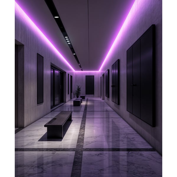 0.8-Inch Slim RGBW Color-Changing Cove LED Light