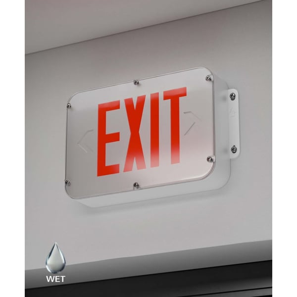 NSF-Rated NEMA 4X LED Exit Sign