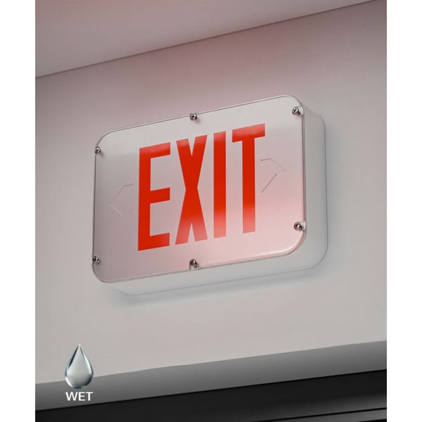 NSF-Rated NEMA 4X LED Exit Sign