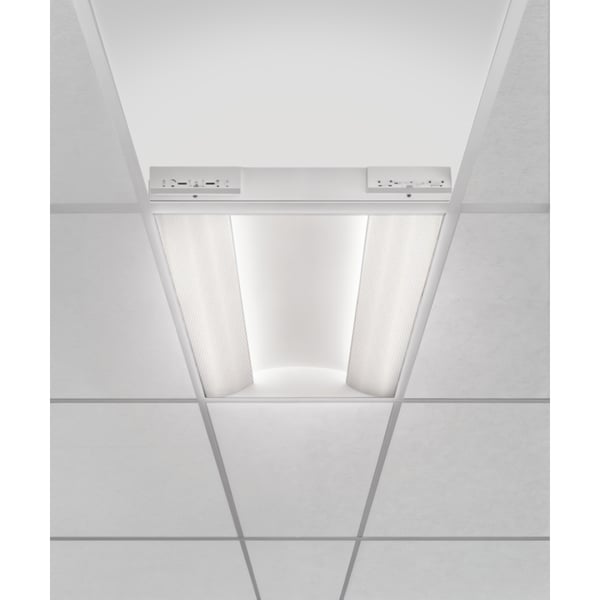 Recessed fluorescent light top