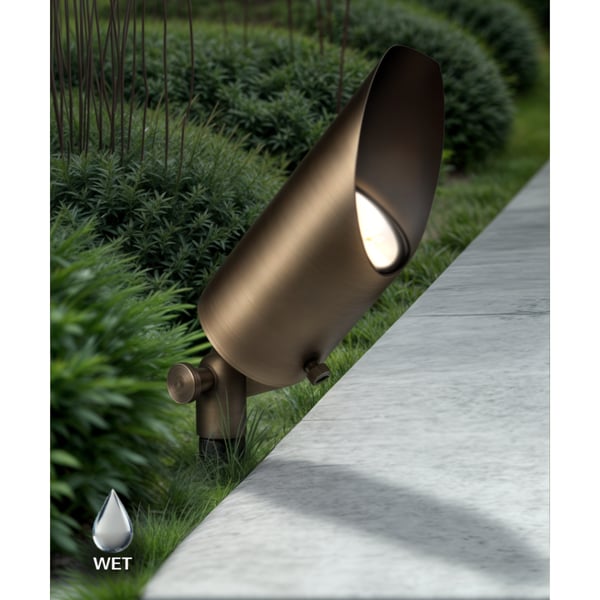 Landscape Directional LED Uplight with Shroud