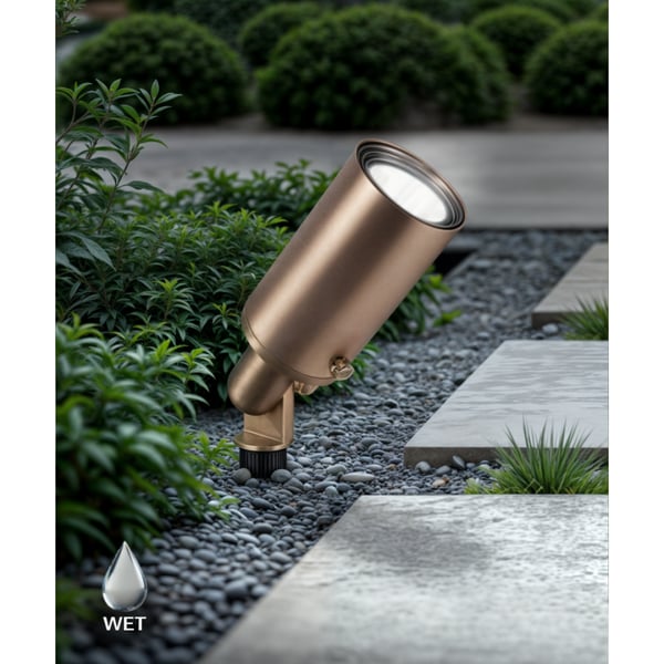 Copper Landscape LED Directional Uplight