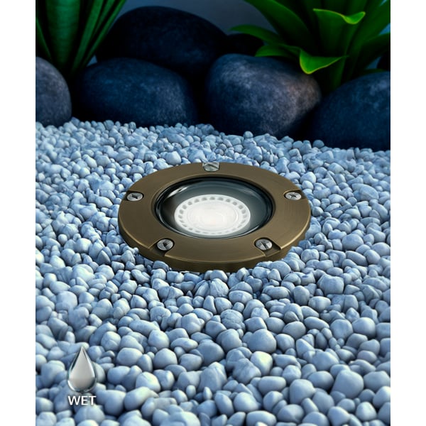 5-Inch Drive-Over Cast Brass LED Well Light