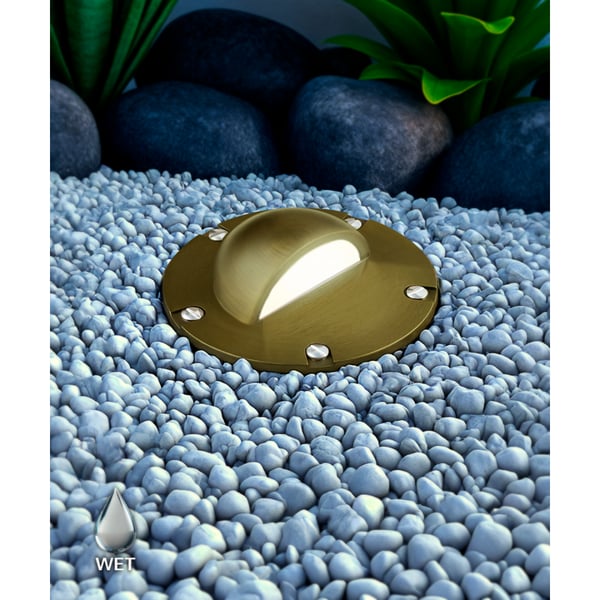 5-Inch Low-Voltage In-Ground Eyebrow LED Well Light