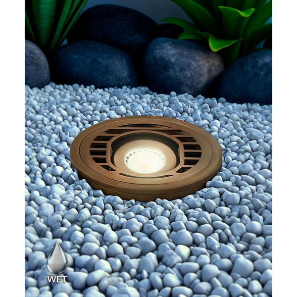 Alcon 9031 Low-Voltage 6-Inch Adjustable In-Ground LED Well Light