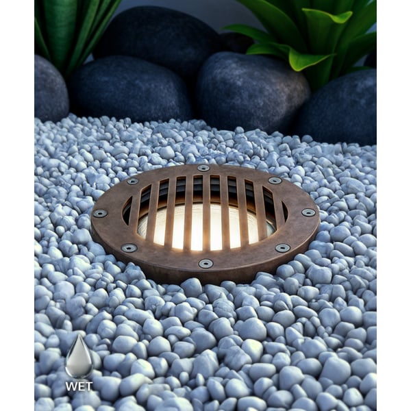 7-Inch Grilled In-Ground LED Well Light