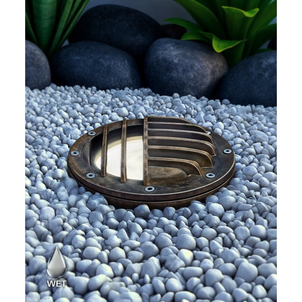 7-Inch Decorative Grill-Top LED Well Light