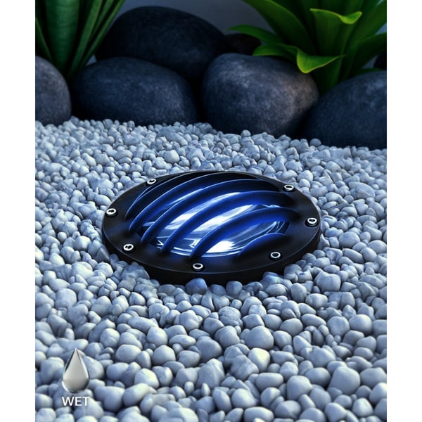 7-Inch RGBW Color-Changing Grill-Top LED Well Light
