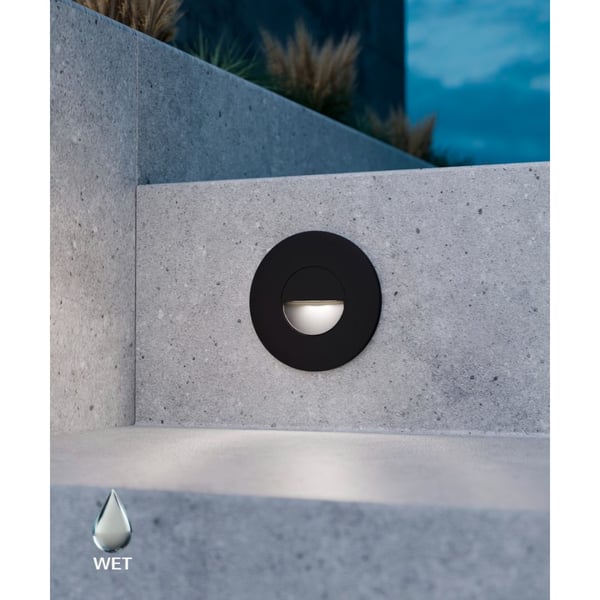 Round Louver Recessed Pathway and Step Light