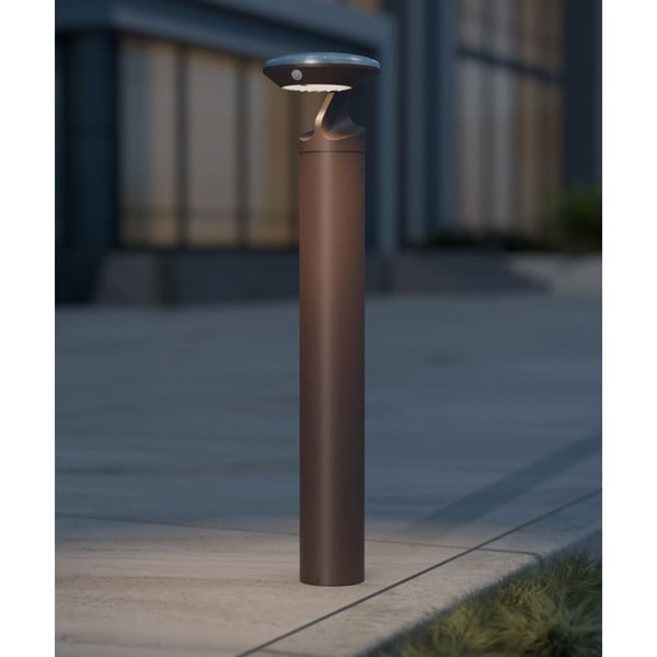 41-Inch Single-Arm CCT Selectable Solar LED Bollard Light