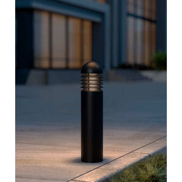 28-Inch Louvered Wattage/CCT Selectable LED Bollard Light