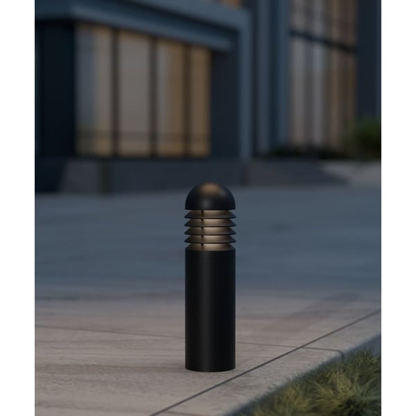 23-Inch Louvered Wattage/CCT Selectable LED Bollard Light