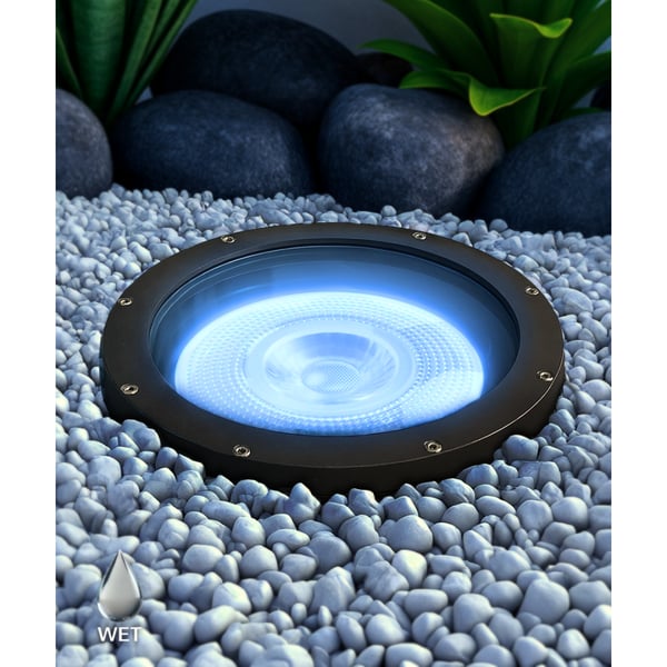 10-Inch Adjustable RGBW Color-Changing LED Well Light