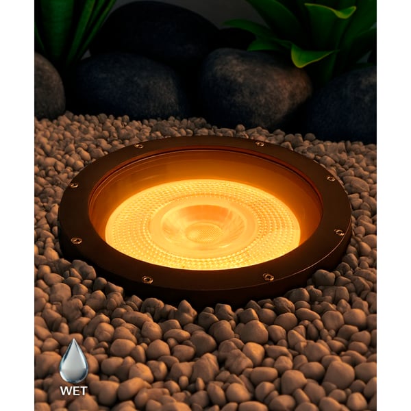 10-Inch Turtle Friendly Adjustable In-Ground LED Well Light