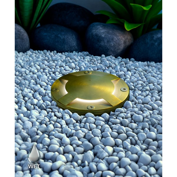 4-Inch In-Ground LED Well Light | 360° Illumination