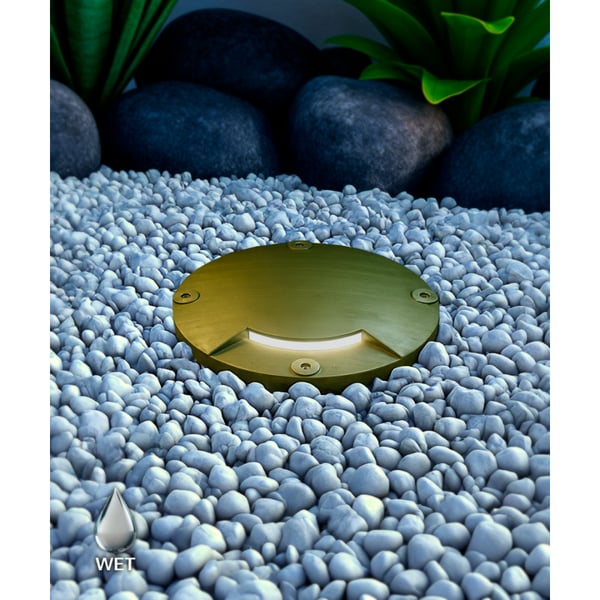 4-Inch In-Ground LED Well Light | Single 90° Beam