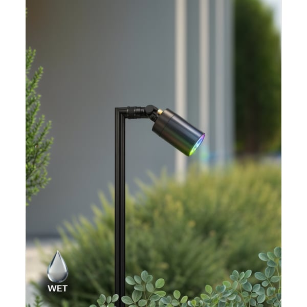 RGBW Color-Changing Single-Head Directional LED Path Light RGBW Color-Changing Single-Head Directional LED Path Light