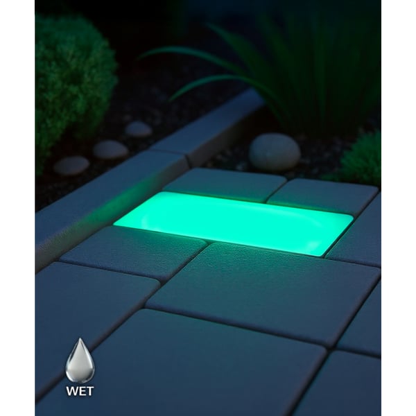 Rectangular RGB LED Brick Drive-Over Well Light