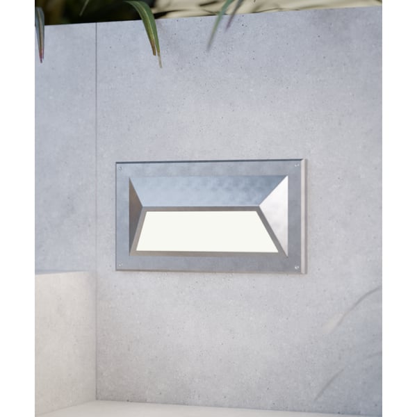 Stainless Steel Wall-Mounted LED Step and Driveway Light