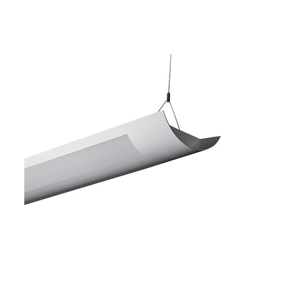 Alcon Lighting Ashton 10103-4 Half Perforated 4 Foot T8 and T5HO Fluorescent Architectural Linear Suspended Direct Indirect Lighting Fixture