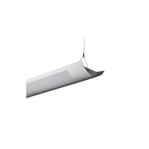 Alcon Lighting Ashton 10103-4 Half Perforated 4 Foot T8 and T5HO Fluorescent Architectural Linear Suspended Direct Indirect Lighting Fixture